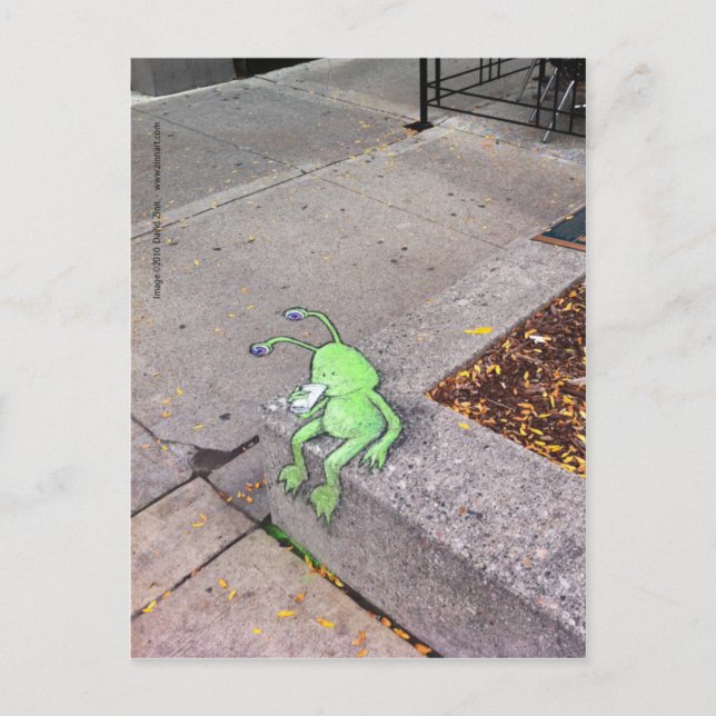 sluggo's coffee break postcard (Front)