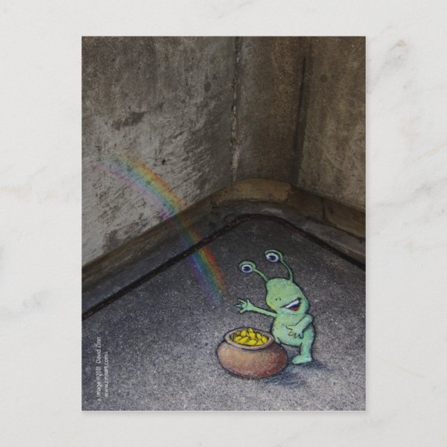sluggo's pot of gold postcard (Front)