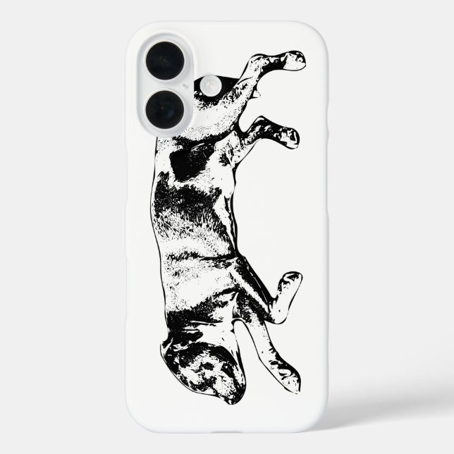 Slumber Lines – Dog in Restful Ink Case-Mate iPhone Case (Back)