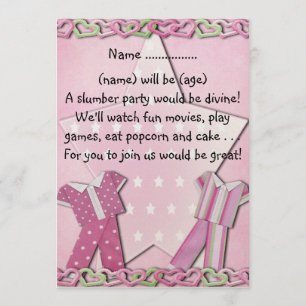 Slumber Party - Invitation