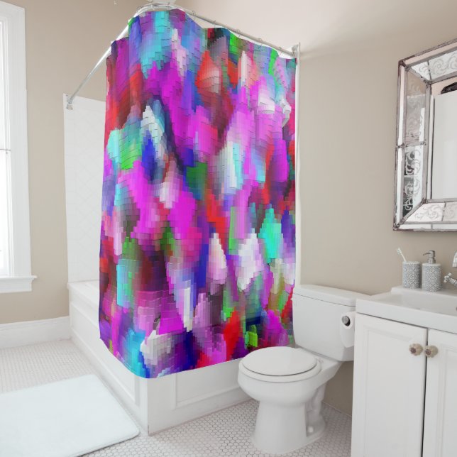 Slumber party...... shower curtain (In Situ)