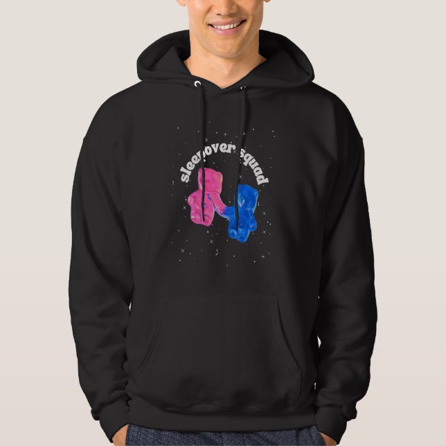 Slumber Party Squad Gummy Bear Candy Sleepover Kit Hoodie (Front)