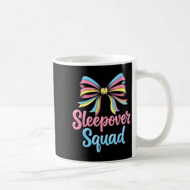 Slumber Party Squad Sleever Coquette Birthday Paja Coffee Mug (Right)