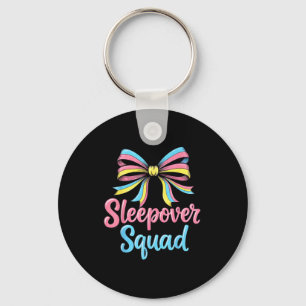 Slumber Party Squad Sleever Coquette Birthday Paja Key Ring