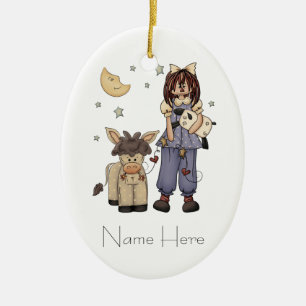 Slumber Time Annie's Pajama Party Photo Ornament