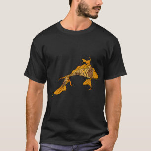 Slumbering Koi fish in shades of orange T-Shirt