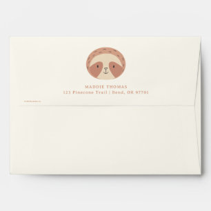 Slumberkins Sloth Birthday Envelope