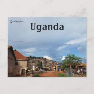 Slums in Mutungo Uganda Postcard