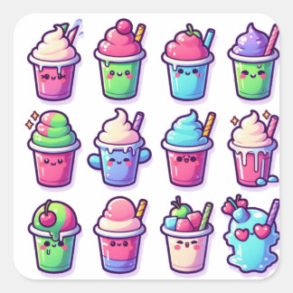 Slushies Square Sticker