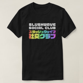 Slushwave Social Club Square on Dark LogoJr T-Shirt