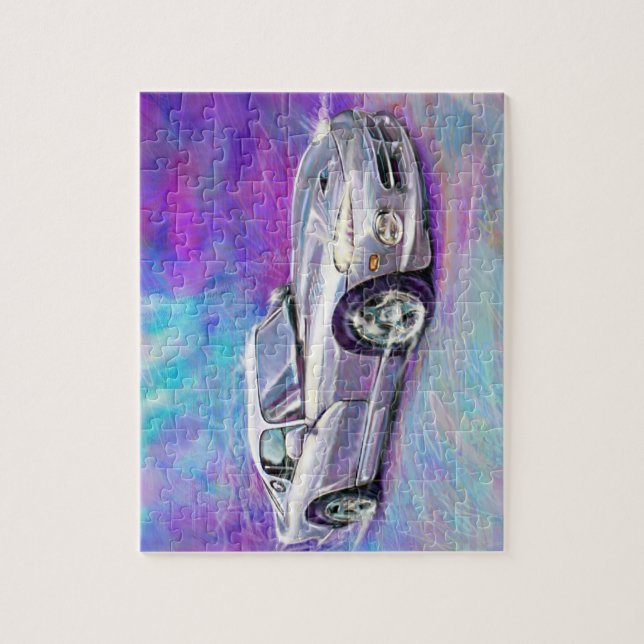 SLVER DODGE VIPER JIGSAW PUZZLE (Vertical)