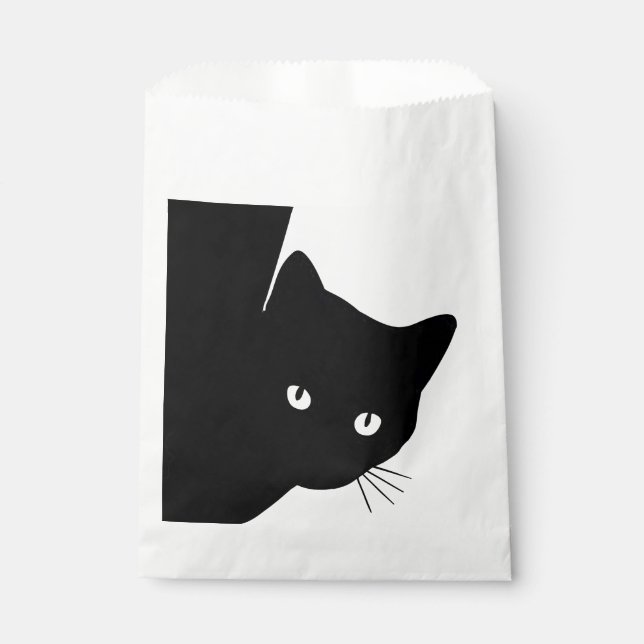 Sly Black Cat Favour Bags (Front)