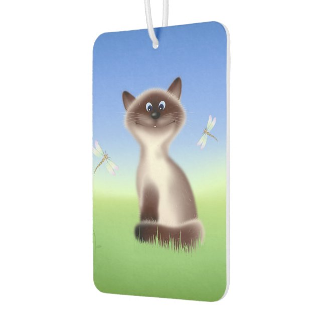Sly Cat Car Air Freshener (Left)