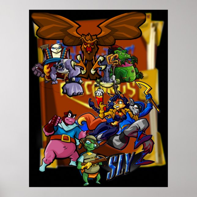 Sly Cooper and the Thievius Raccoonus Poster (Front)