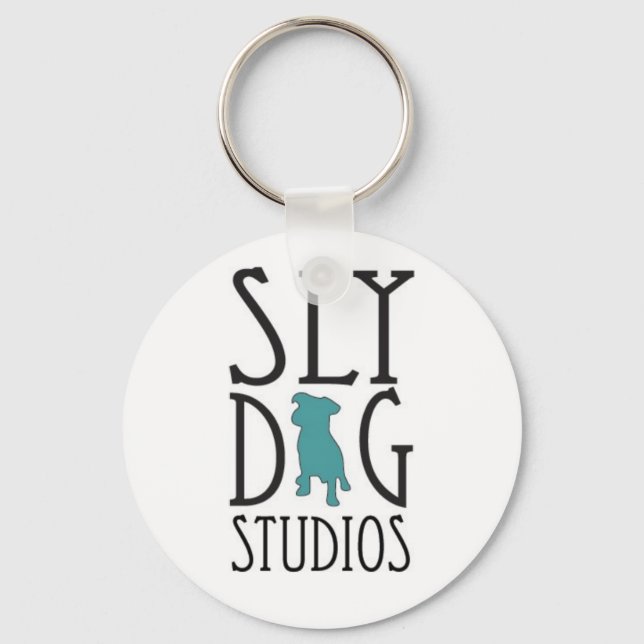 Sly Dog Studios keychain (Front)