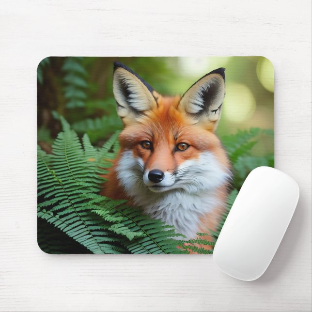 Sly The Orange Fox, Mouse Pad (With Mouse)