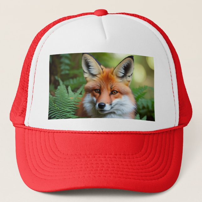 Sly The Orange Fox, Truckers Hat (Front)