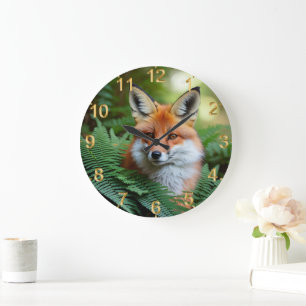 Sly The Orange Fox, Wall Clock