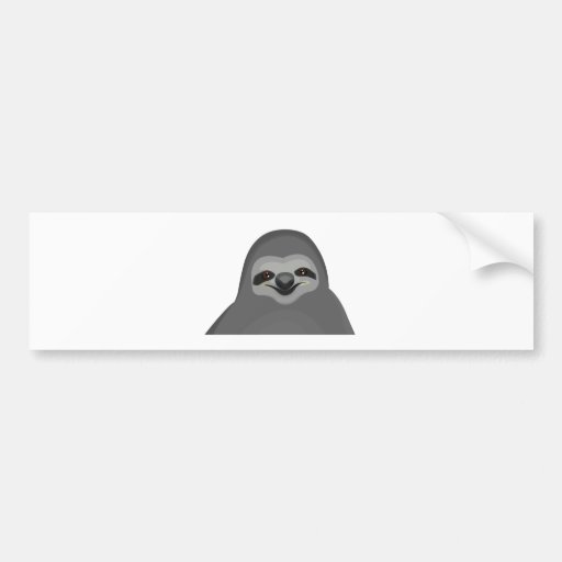 Image of Sly The Sloth Bumper Sticker