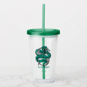 SLYTHERIN™ Crosshatched Emblem Acrylic Tumbler