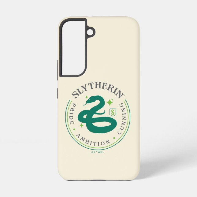 SLYTHERIN™ Green Snake House Pride Badge Samsung Galaxy S22 Case (Back)