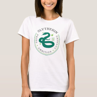 SLYTHERIN™ Green Snake House Pride Badge T-Shirt