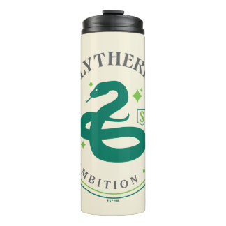 SLYTHERIN™ Green Snake House Pride Badge Thermal Tumbler