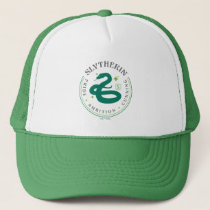 SLYTHERIN™ Green Snake House Pride Badge Trucker Hat