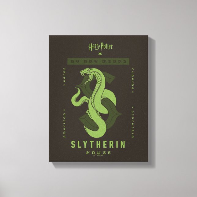 SLYTHERIN™ House By Any Means Canvas Print (Front)