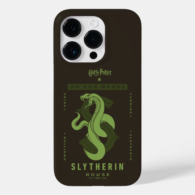 SLYTHERIN™ House By Any Means Case-Mate iPhone Case (Back)