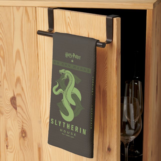 SLYTHERIN™ House By Any Means Tea Towel (Thirds Fold)