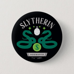 SLYTHERIN™ House Double Snake Locket Graphic 6 Cm Round Badge
