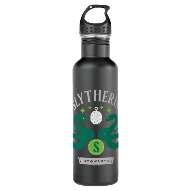 SLYTHERIN™ House Double Snake Locket Graphic 710 Ml Water Bottle (Front)