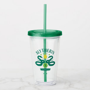 SLYTHERIN™ House Double Snake Locket Graphic Acrylic Tumbler