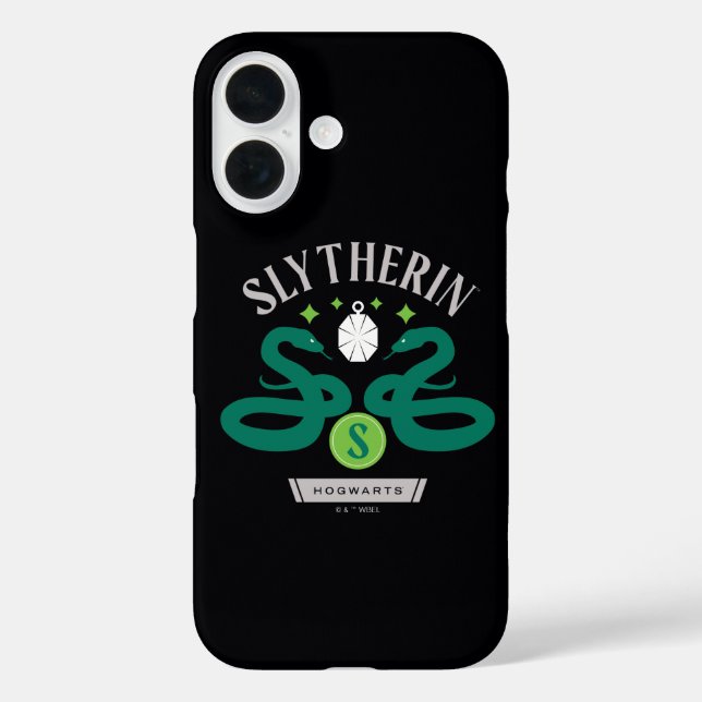 SLYTHERIN™ House Double Snake Locket Graphic Case-Mate iPhone Case (Back)