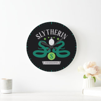 SLYTHERIN™ House Double Snake Locket Graphic Large Clock