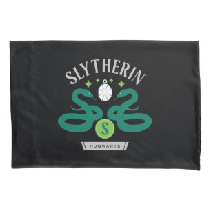 SLYTHERIN™ House Double Snake Locket Graphic Pillowcase