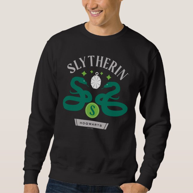 SLYTHERIN™ House Double Snake Locket Graphic Sweatshirt (Front)