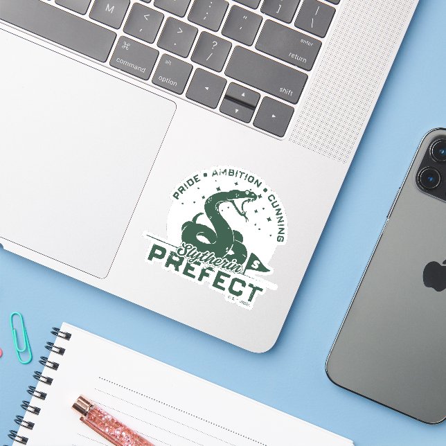 SLYTHERIN™ Prefect Badge (Laptop w/ iPhone)