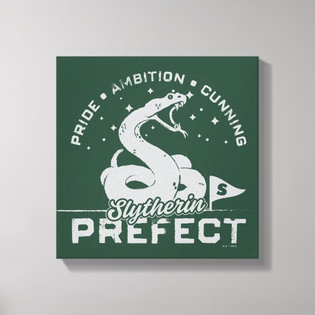 SLYTHERIN™ Prefect Badge Canvas Print (Front)