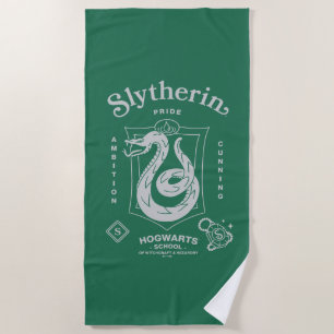 SLYTHERIN™ Pride Ambition Cunning Crest Beach Towel