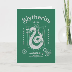SLYTHERIN™ Pride Ambition Cunning Crest Card