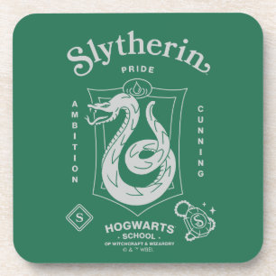 SLYTHERIN™ Pride Ambition Cunning Crest Coaster