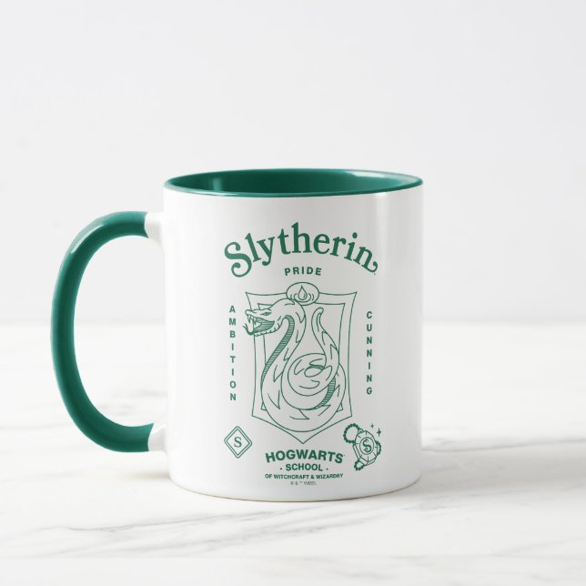 SLYTHERIN™ Pride Ambition Cunning Crest Mug (Left)