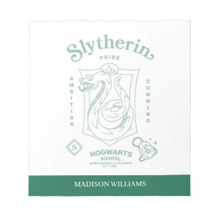 SLYTHERIN™ Pride Ambition Cunning Crest Notepad