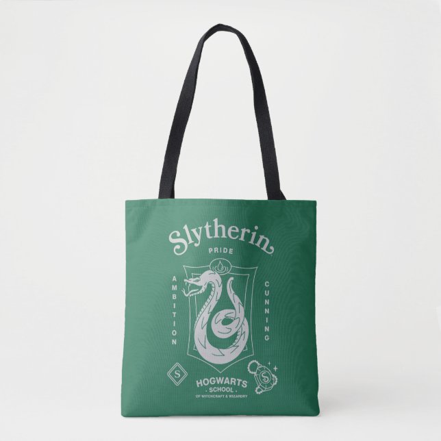 SLYTHERIN™ Pride Ambition Cunning Crest Tote Bag (Front)