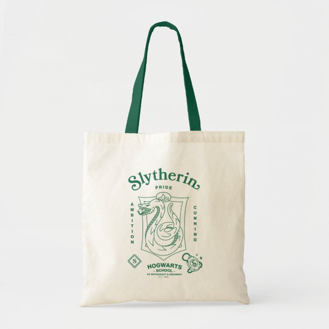 SLYTHERIN™ Pride Ambition Cunning Crest Tote Bag (Front)