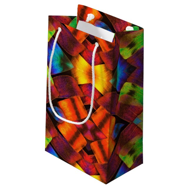 Sm Gift Bag Butterfly Scales (Back Angled)