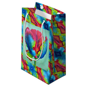 Sm Gift Bag Rainbow Tulip #2