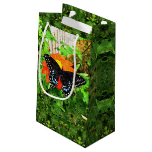 Sm Gift Bag Swallowtail on Mexican Sunflower